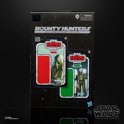 Star Wars Episode V Černá série Akční figurka 2-balení Lovci odměn 40th Anniversary Edition 15 cm - Poškozený obal